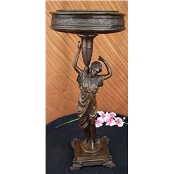 Sexy Girl Planter Vase Bronze Sculpture
