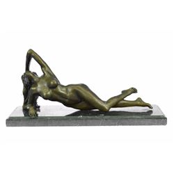 Beautiful Gilt Bronze Sculpture on marble base