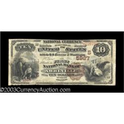Abbeville, AL $10 1882 Brown Back Fr. 490 The First NB
