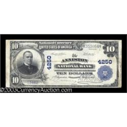 Anniston, AL $10 1902 Plain Back Fr. 632 The Anniston NB