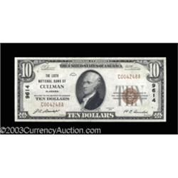 Cullman, AL $10 1929 Ty. 1 The Leeth NB