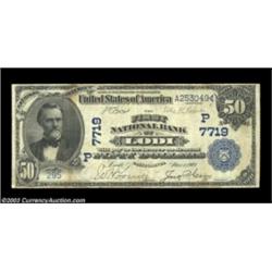 Lodi, CA $50 1902 Date Back Fr. 667 The First NB