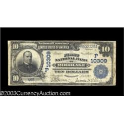 Woodlake, CA $10 1902 Date Back Fr. 621 The First NB