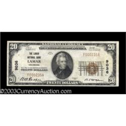 Lamar, CO $20 1929 Ty. 1 The Lamar NB