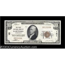 Hartford, CT $10 1929 Ty. 1 The First NB of Hartford