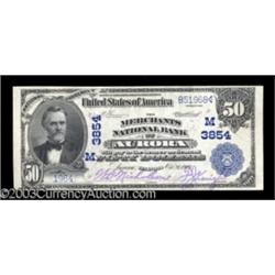 Aurora, IL $50 1902 Date Back Fr. 669 The Merchants NB