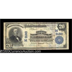 Belvidere, IL $20 1902 Plain Back Fr. 650 The Second NB