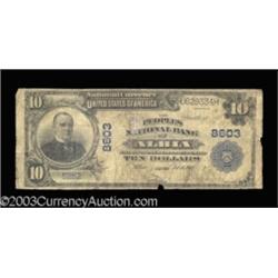 Albia, IA $10 1902 Plain Back Fr. 626 The Peoples NB