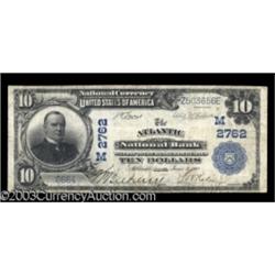 Atlantic, IA $10 1902 Plain Back Fr. 624 The Atlantic NB