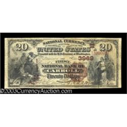 Carroll, IA $20 1882 Brown Back Fr. 497 The First NB