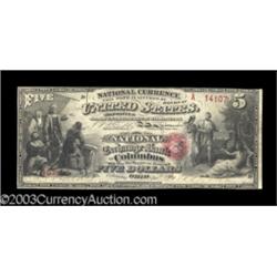 Columbus, OH $5 Original Fr. 397 The National Exchange Bank