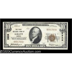Albany, OR $10 1929 Ty. 1 The First NB