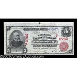 Baker City, OR $5 1902 Red Seal Fr. 587 The Citizens NB