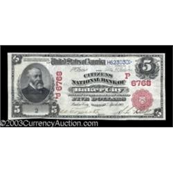 Baker City, OR $5 1902 Red Seal Fr. 587 The Citizens NB