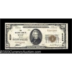 West, TX $20 1929 Ty. 1 The NB of West
