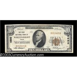 Whitewright, TX $10 1929 Ty. 1 The First NB