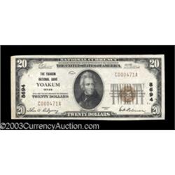 Yoakum, TX $20 1929 Ty. 1 The Yoakum NB