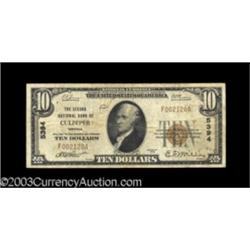Culpepper, VA $10 1929 Ty. 1 The Second NB