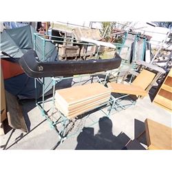 METAL PLANT STAND - 3 TIER - DOUBLE WIDE