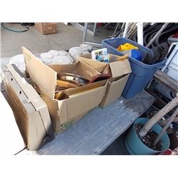 BOX COLLECTABLES, PICTURE FRAMES, HOUSEHOLD AND MORE