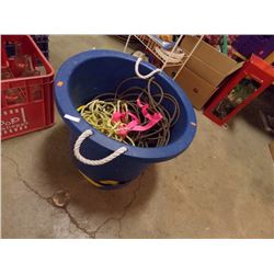 TUB OF ROPE