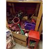 Image 1 : SHELF LOT OF COLLECTABLE & HOUSE HOLD - INCLUDING CHRISTMAS ITEMS