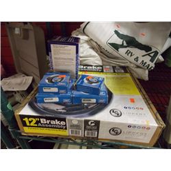 NEW BRAKE ASSEMBLY & BEARINGS - 12"