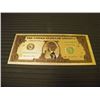 Image 1 : GOLD FOIL BILL - 24 K - USA $1 - not legal tendar