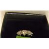 Image 1 : RING - TRI-STONE -TRIPLE COLOR - HEART FACETED - RETAIL ESTIMATE $