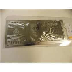 GOLD FOIL BILL - 24K - USA $100