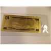 Image 2 : GOLD FOIL BILL - 24K - USA $10