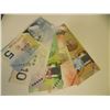Image 1 : CURRENCY BILLS - CANADIAN  $5, $10, $20 .... - movie props - not legal tendar - 5 PC TTL