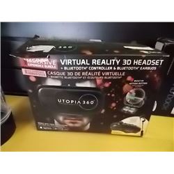 UTOPIA 360 VIRTUAL REALITY 3D HEADSET FOR THE SMART PHONE