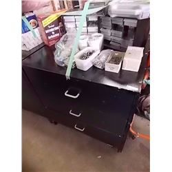 CUPBOARD - 3 DRAWER - ON WHEELS