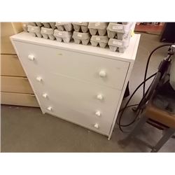 CHEST OF DRAWERS - 4 DRAWER - WHITE