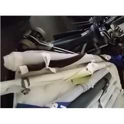 ROLL OF NEW MATERIAL - BURGANDY