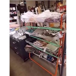 BIN DISPLAY STAND - 4 LEVELS - CONTENTS NOT INCLUDED