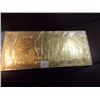 Image 2 : GOLD FOIL BILL - 24K GOLD - USA $2 - not legal tenedar