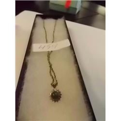 CHAIN WITH JADE LIKE GEMSTONES