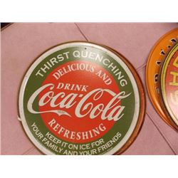 MEMORABILIA - METAL SIGN - COCA-COLA