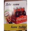 Image 1 : MEMORABILIA - METAL SIGN - COCA-COLA