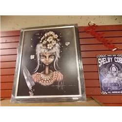 FRAMED PRINT - SINGLE AGAIN - ANGELINA WRONA - GALLERY ESTIMATE $550