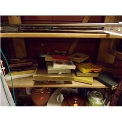 SHELF OF COLLECTOR CARDS