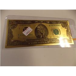 GOLD FOIL BILL - 24K - USA $2