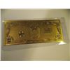 Image 2 : GOLD FOIL BILL - 24K - USA $2