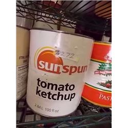 SUN SPUN TOMATO KETCHUP - 2.84L - 3 TTL