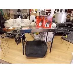 FOLD OUT GRILL TABLE