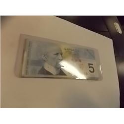 CURRENCY BILLS - CANADIAN  $5, $10, $20 .... - movie props - not legal tendar - 5 PC TTL