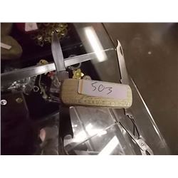 NEW MULTI KNIFE WOOD HANDLE