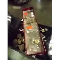 BOX OF COLLECTABLE PINS